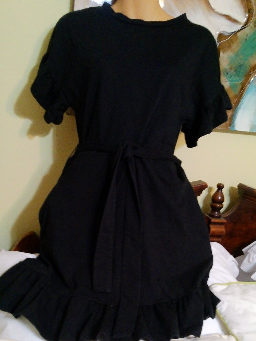 H&M BLACK DRESS SIZE SMALL GOOD CONDITION